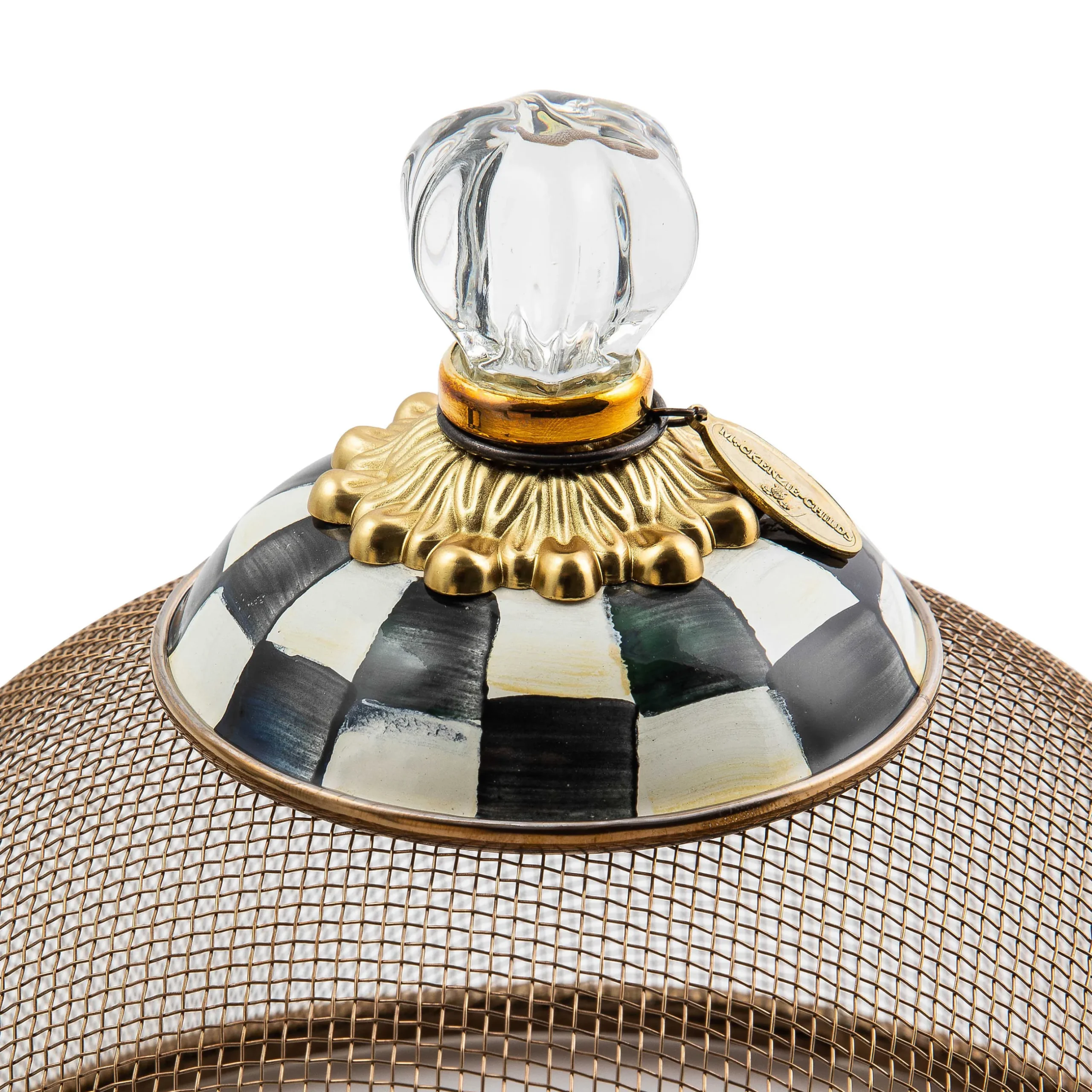 Hot MacKenzie-Childs Courtly Check Mesh Dome - Small
