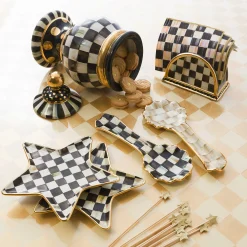 Hot MacKenzie-Childs Courtly Check Napkin Holder