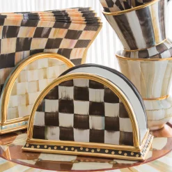 Hot MacKenzie-Childs Courtly Check Napkin Holder
