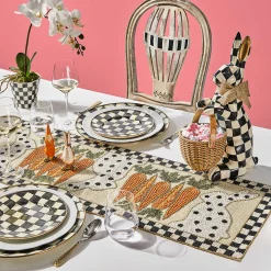Sale MacKenzie-Childs Courtly Check Orchid Drop In