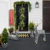New MacKenzie-Childs Courtly Check Outdoor Resting Deer