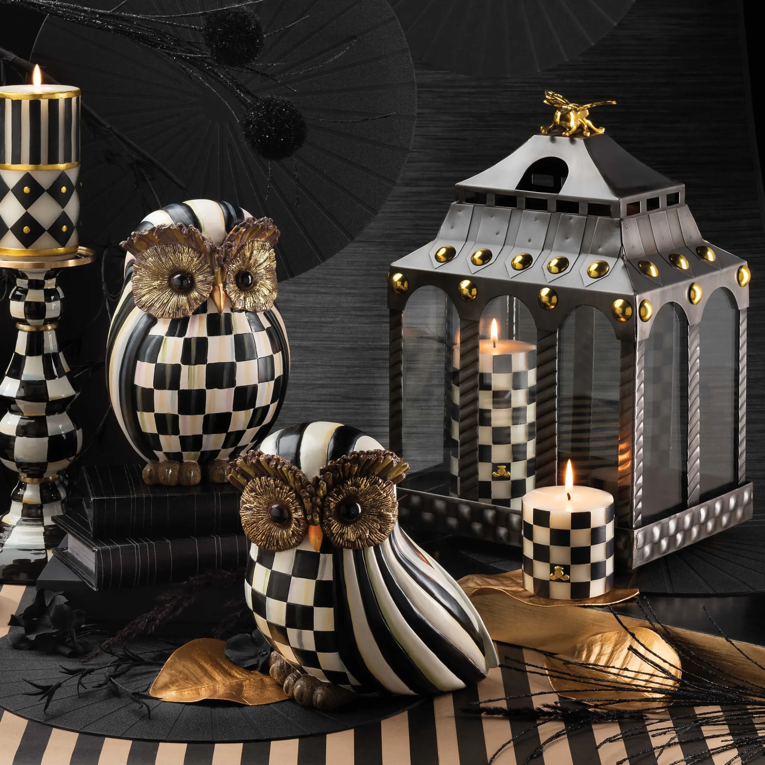 MacKenzie-Childs Courtly Check Owl