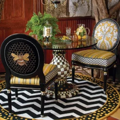 Outlet MacKenzie-Childs Courtly Check Pedestal Table Base