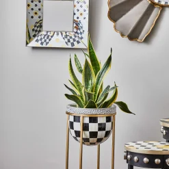 Best MacKenzie-Childs Courtly Check Plant Stand - Tall