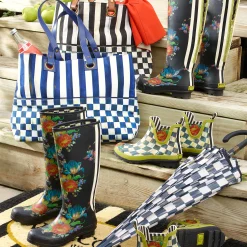 Best MacKenzie-Childs Courtly Check Rain Boots - Short - Size 9