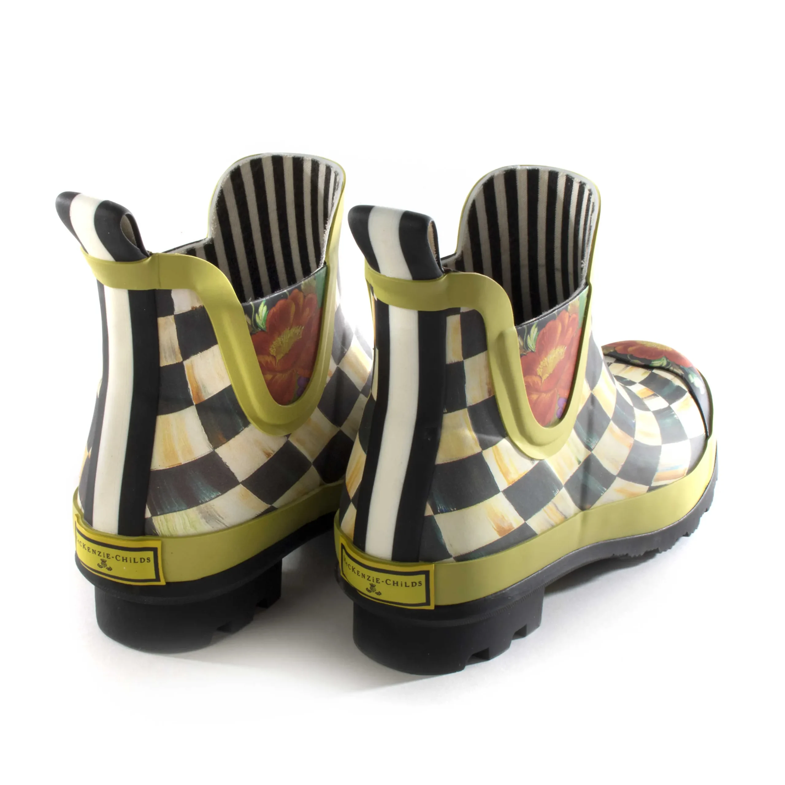Best MacKenzie-Childs Courtly Check Rain Boots - Short - Size 9