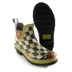 MacKenzie-Childs Courtly Check Rain Boots - Short - Size 5