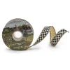 Hot MacKenzie-Childs Courtly Check 1" Ribbon