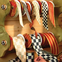Best MacKenzie-Childs Courtly Check 2" Ribbon