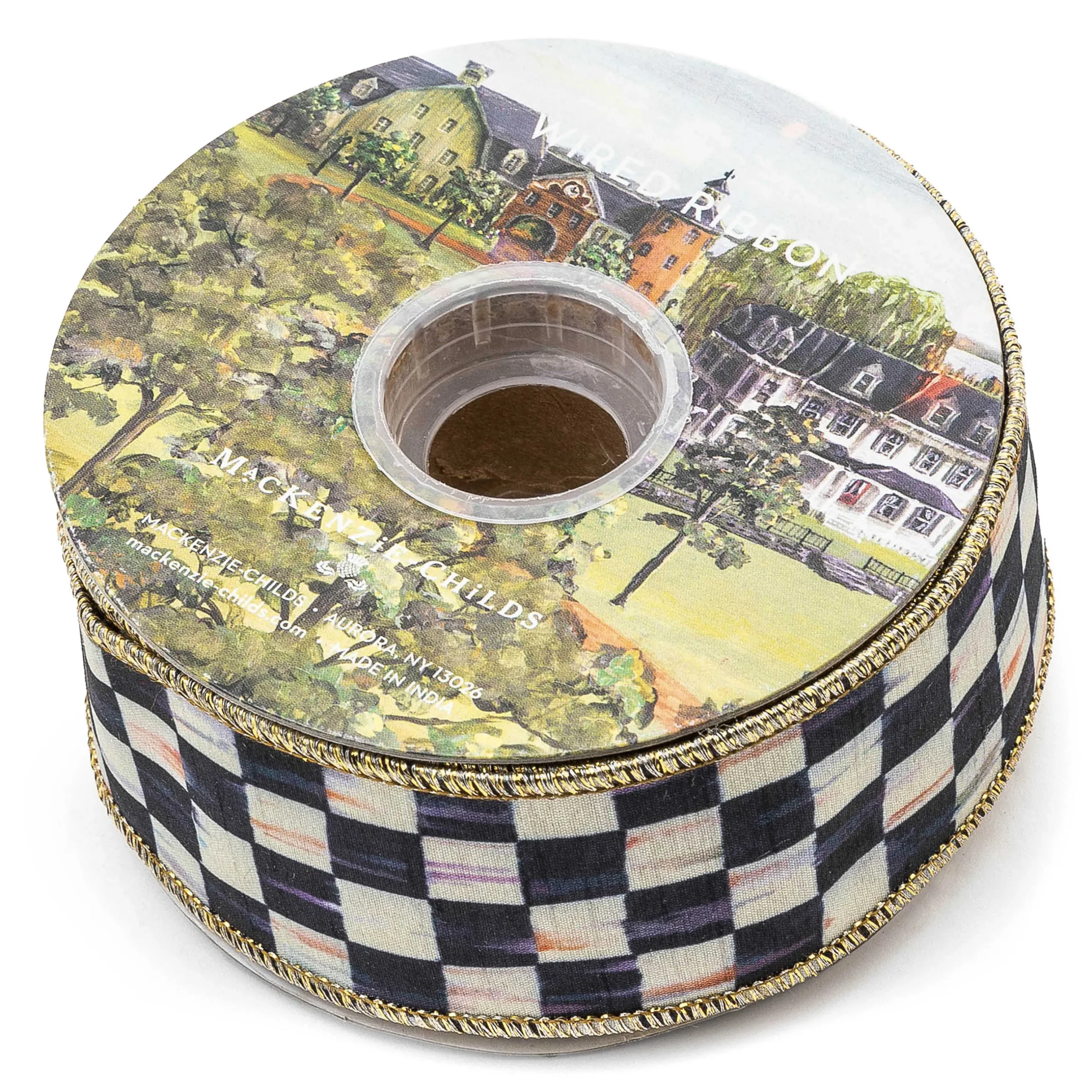 Best MacKenzie-Childs Courtly Check 2" Ribbon