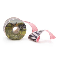 Online MacKenzie-Childs Courtly Check 2.5" Ribbon - Pink