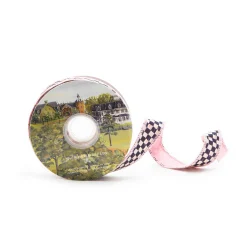 Best MacKenzie-Childs Courtly Check 1" Ribbon - Pink