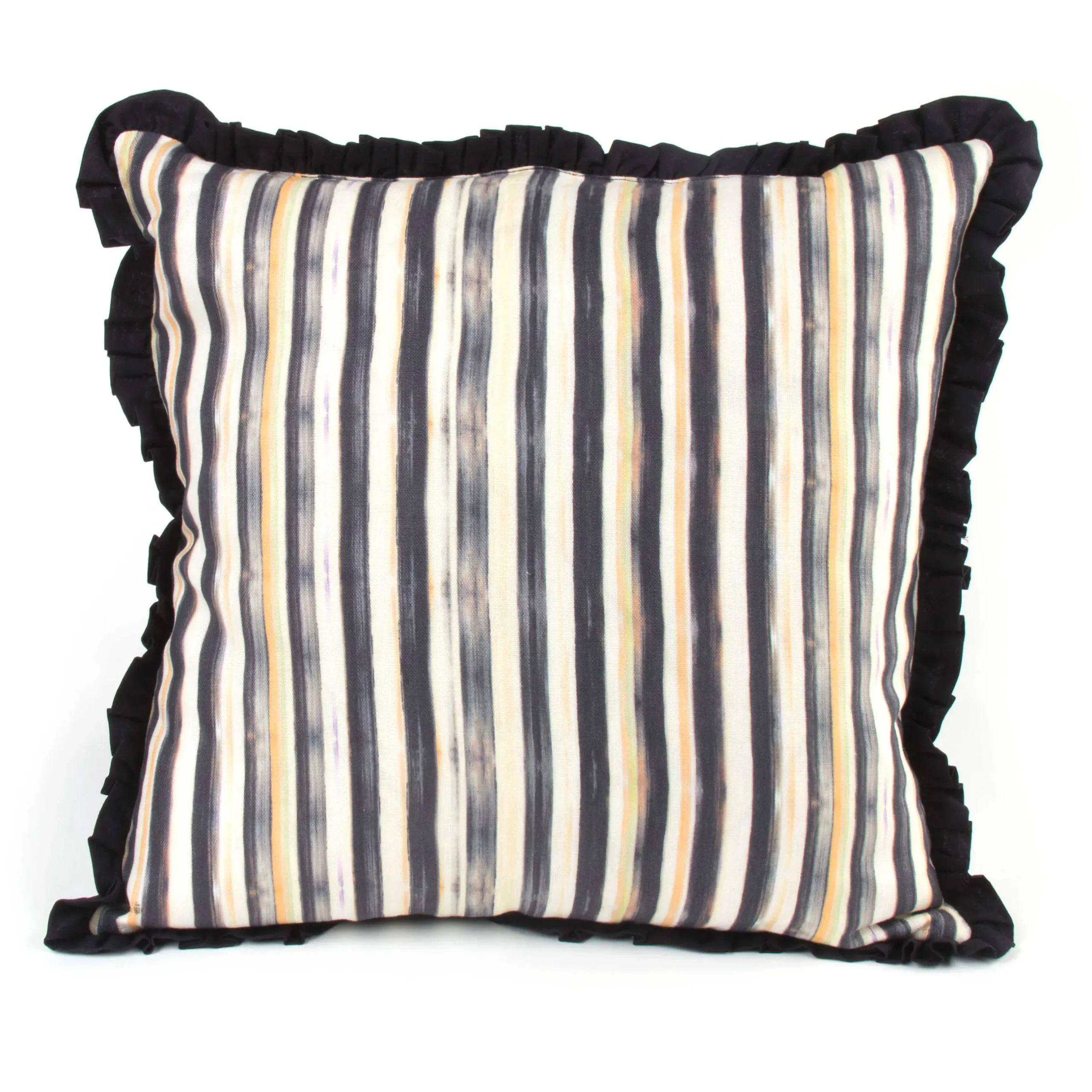 Best MacKenzie-Childs Courtly Check Ruffled Square Pillow