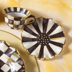 Best MacKenzie-Childs Courtly Check Saucer