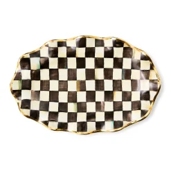 New MacKenzie-Childs Courtly Check Serving Platter