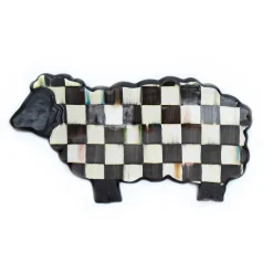 New MacKenzie-Childs Courtly Check Sheep Serving Board