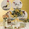 New MacKenzie-Childs Courtly Check Sunflower - Yellow