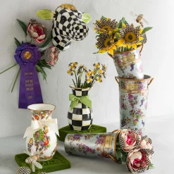 New MacKenzie-Childs Courtly Check Sunflower - Yellow