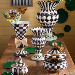 New MacKenzie-Childs Courtly Check Sunflower - Yellow