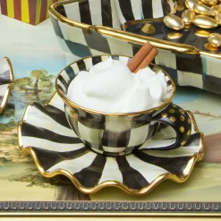 Outlet MacKenzie-Childs Courtly Check Teacup