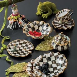 Outlet MacKenzie-Childs Courtly Check Teacup