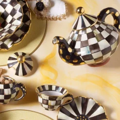 Sale MacKenzie-Childs Courtly Check Teapot
