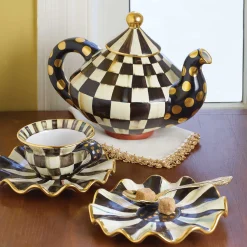 Sale MacKenzie-Childs Courtly Check Teapot