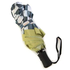 MacKenzie-Childs Courtly Check Travel Umbrella