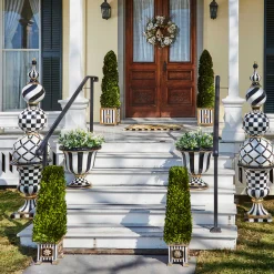 New MacKenzie-Childs Courtly Check Trophy Topiary