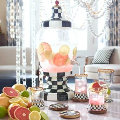 Hot MacKenzie-Childs Courtly Check Tumbler