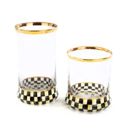 Hot MacKenzie-Childs Courtly Check Tumbler