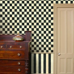MacKenzie-Childs Courtly Check Wallpaper