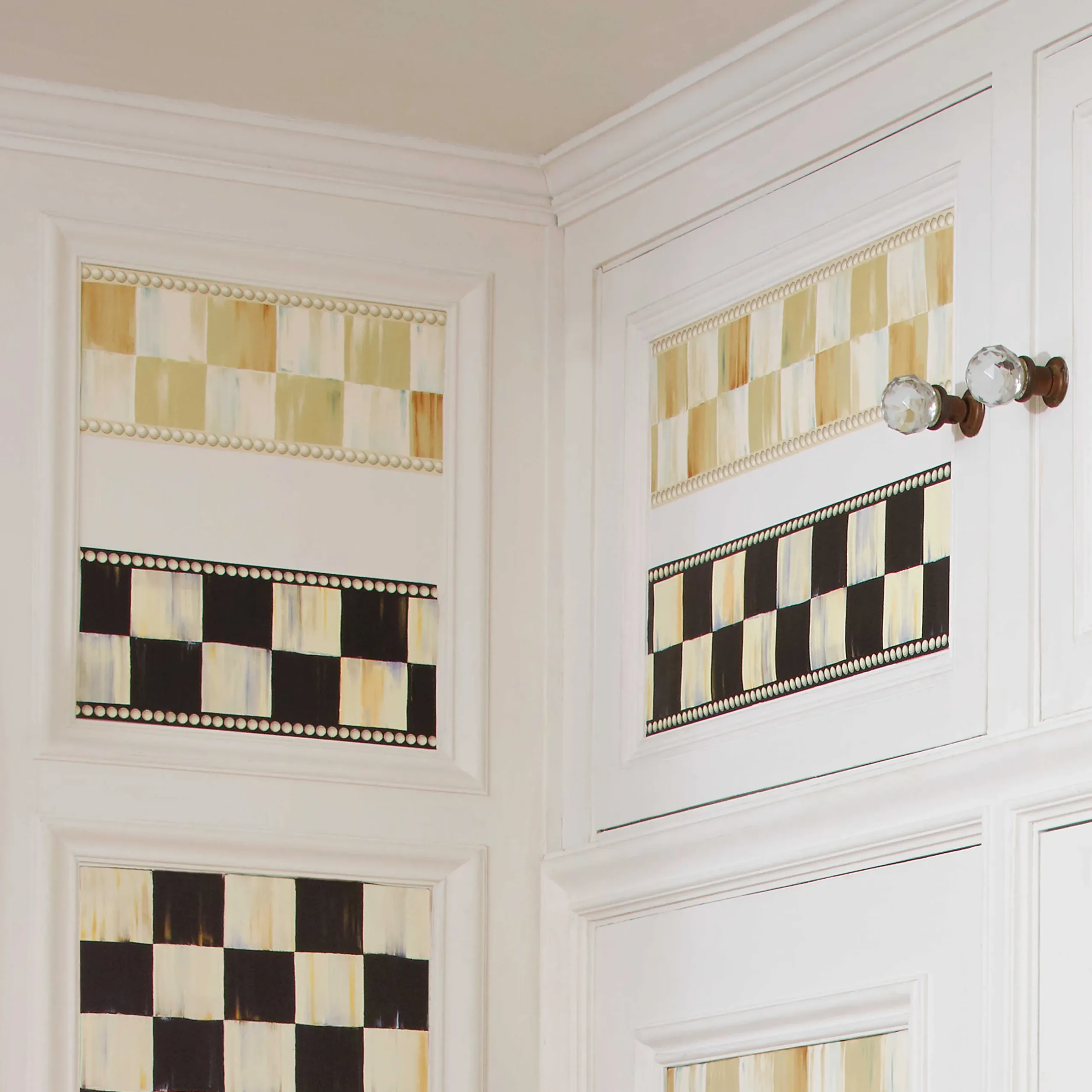 Online MacKenzie-Childs Courtly Check Wallpaper Border