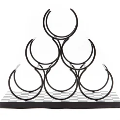 Hot MacKenzie-Childs Courtly Check Wine Rack