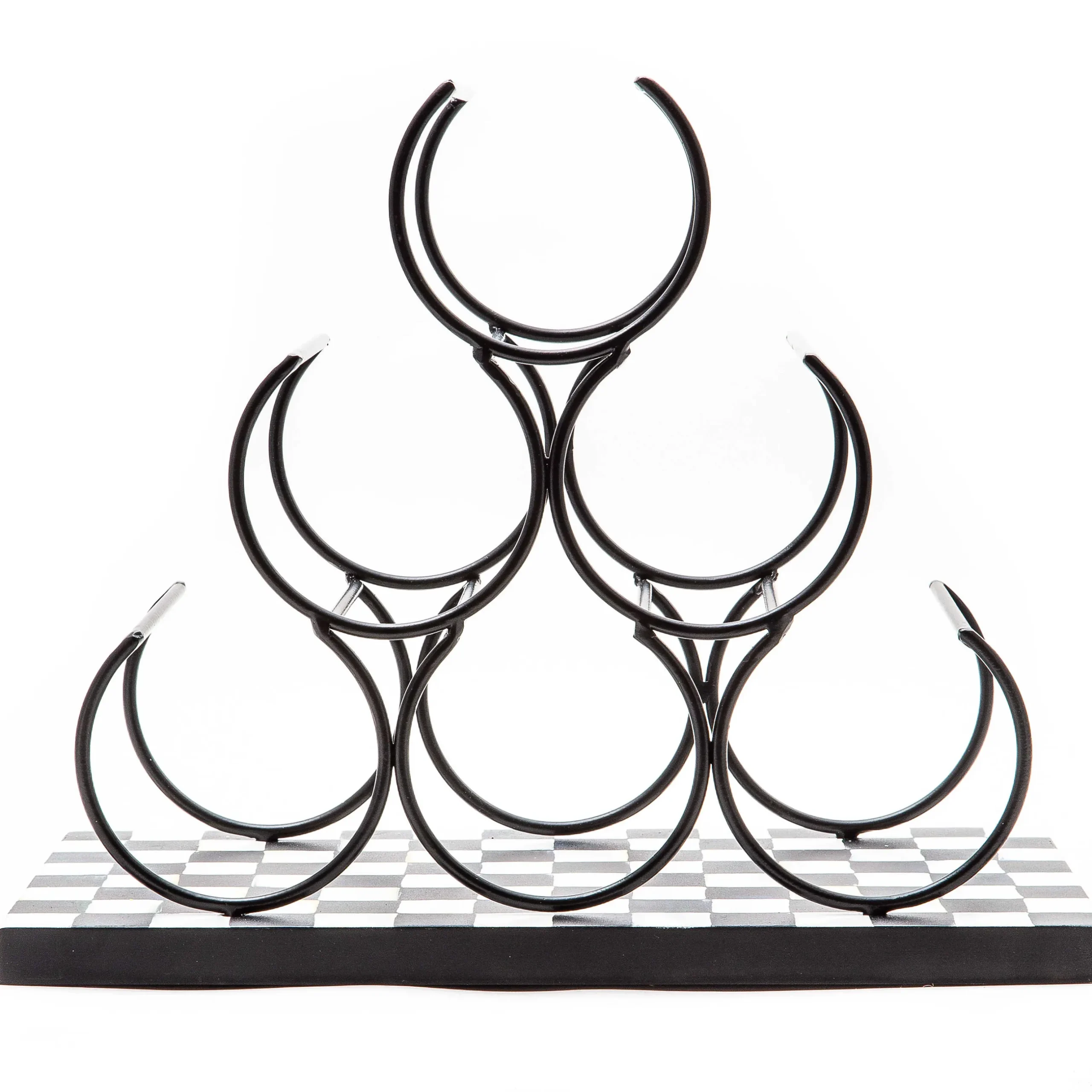 Hot MacKenzie-Childs Courtly Check Wine Rack