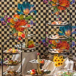 New MacKenzie-Childs Courtly Flower Market Wallpaper