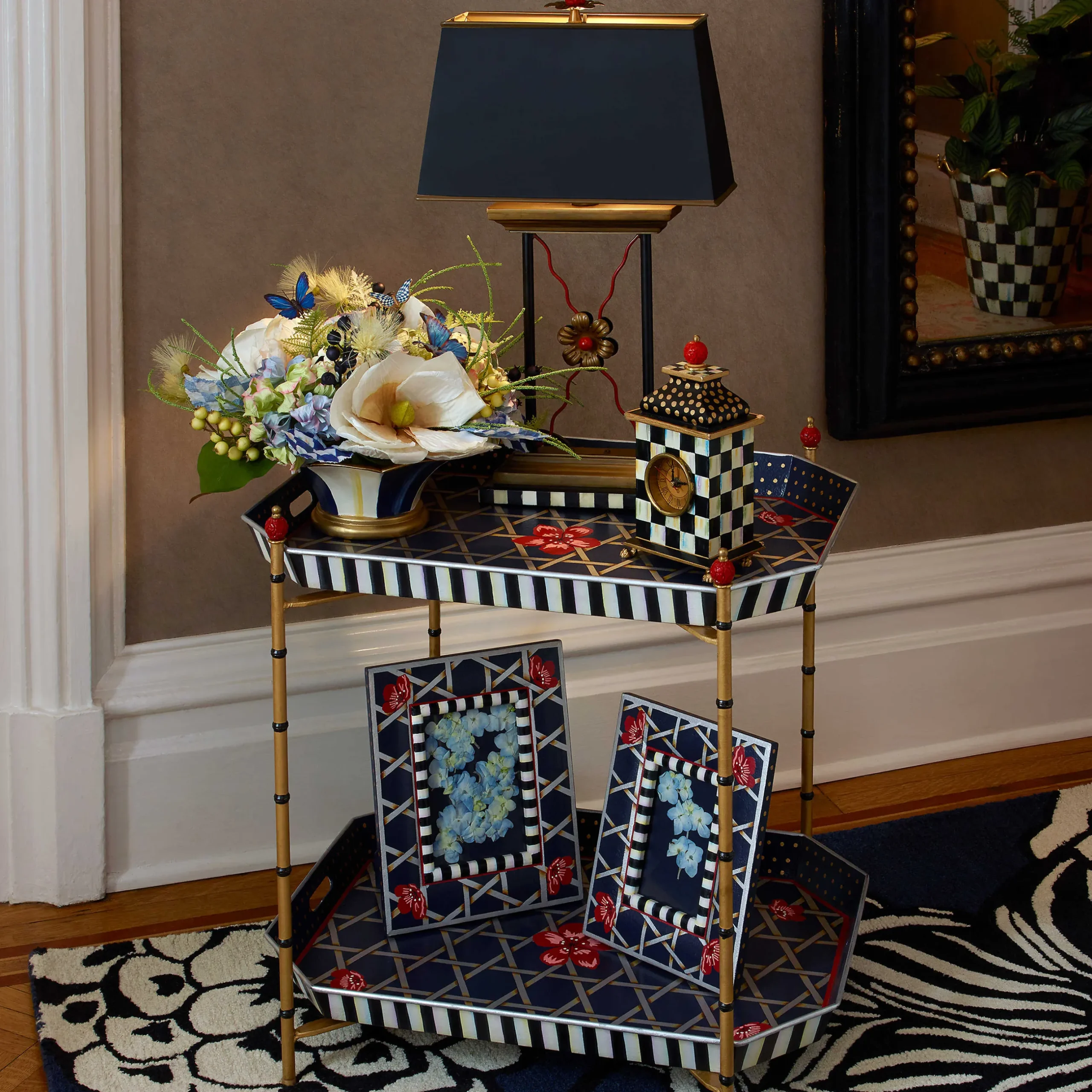 Outlet MacKenzie-Childs Courtly Library Lamp