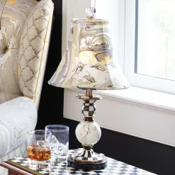 New MacKenzie-Childs Courtly Palazzo Candlestick Lamp