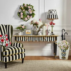 MacKenzie-Childs Courtly Stripe Console Table