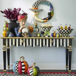 MacKenzie-Childs Courtly Stripe Console Table