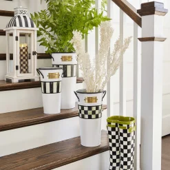 Clearance MacKenzie-Childs Courtly Stripe Lantern