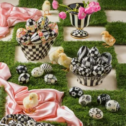New MacKenzie-Childs Courtly Stripe Tabletop Urn