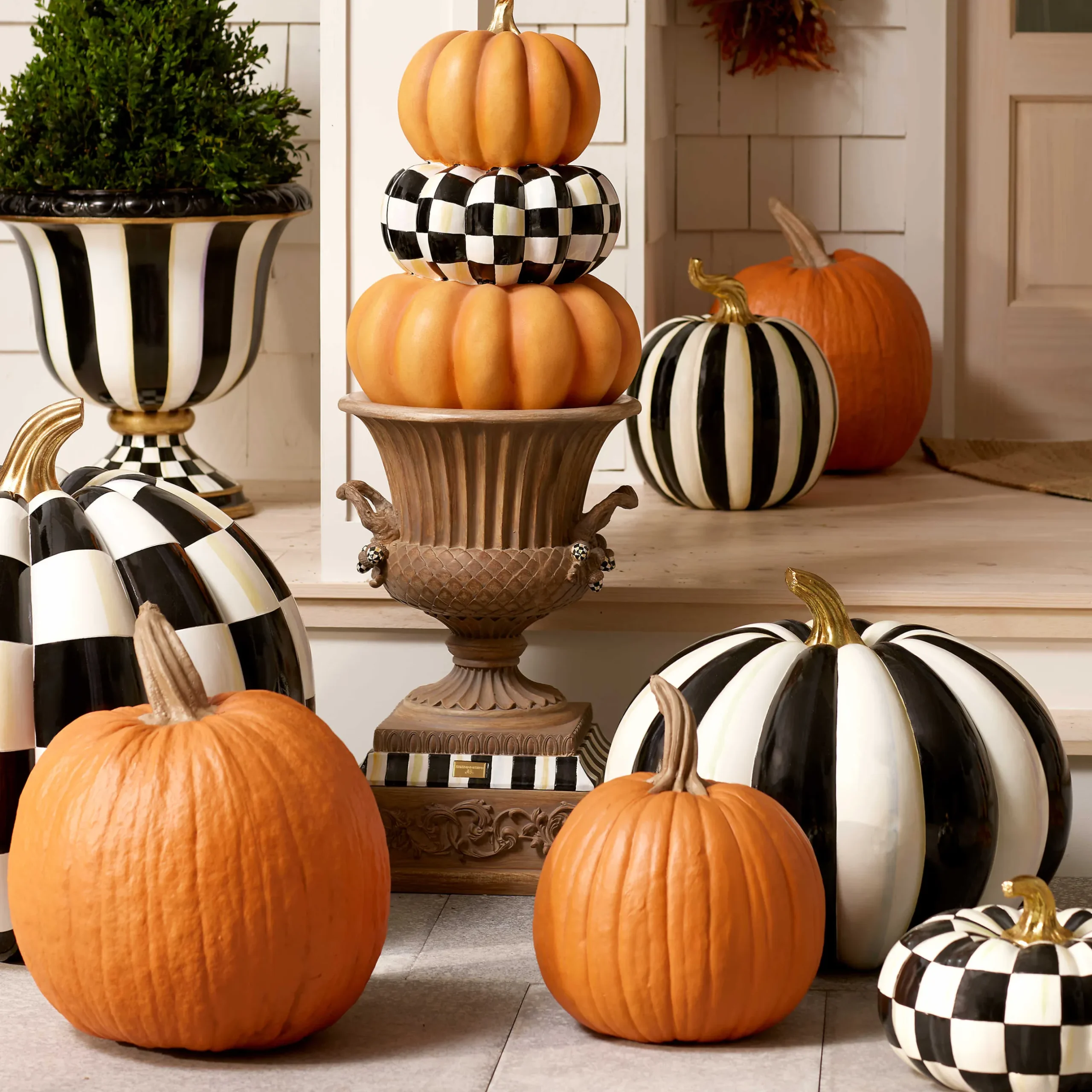 MacKenzie-Childs Courtly Stripe Urn