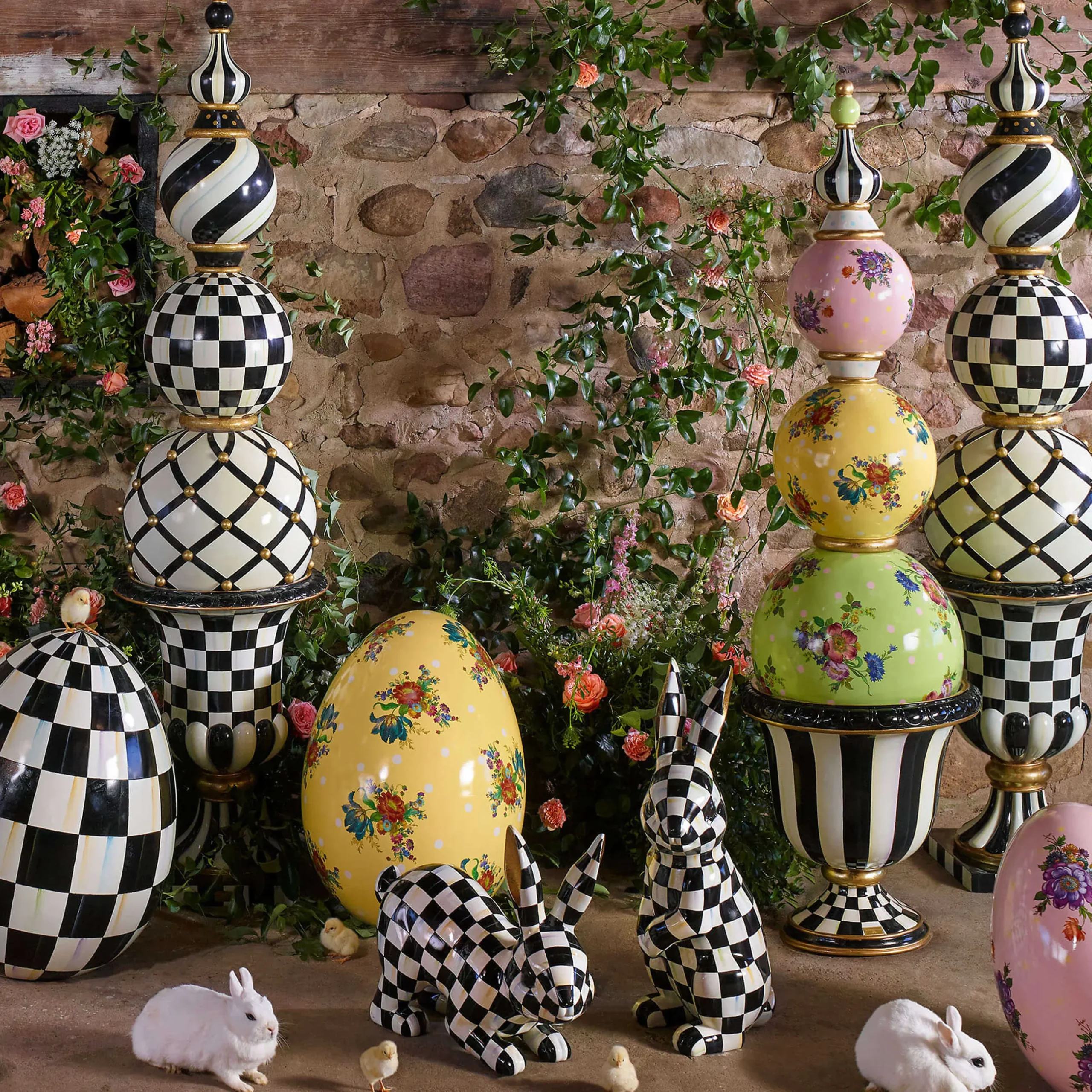 MacKenzie-Childs Courtly Stripe Urn