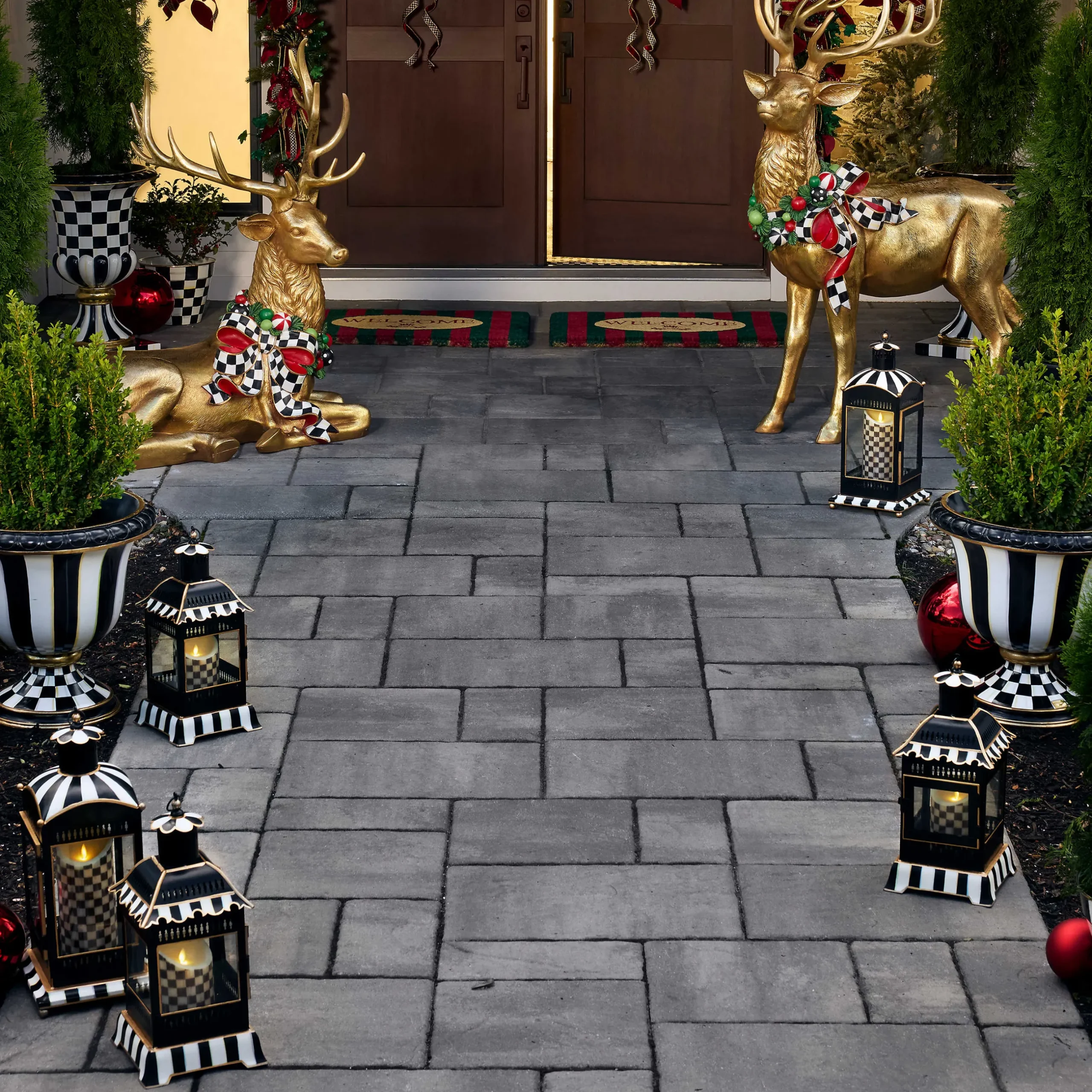 MacKenzie-Childs Courtly Stripe Urn