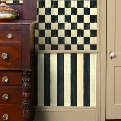 Best MacKenzie-Childs Courtly Stripe Wallpaper