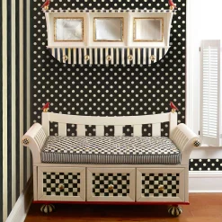 Best MacKenzie-Childs Courtly Stripe Wallpaper