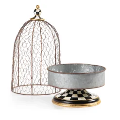 New MacKenzie-Childs Courtly Tin Cloche