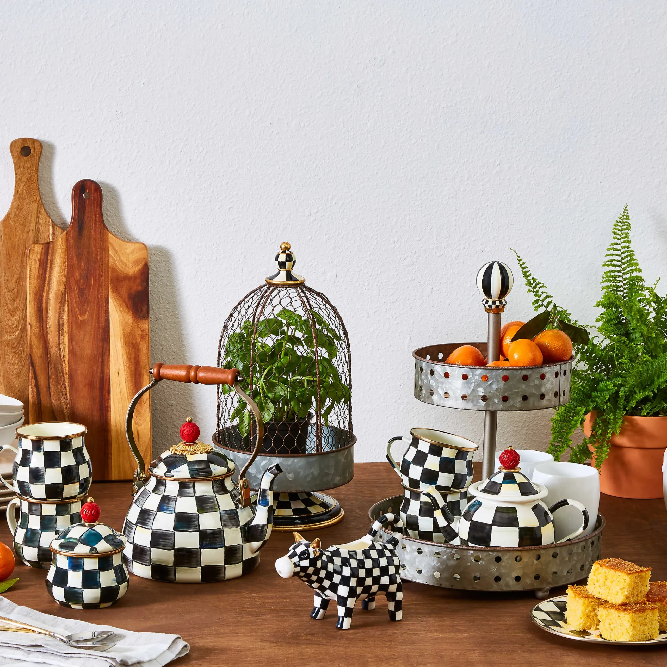Online MacKenzie-Childs Courtly Tin Tiered Stand