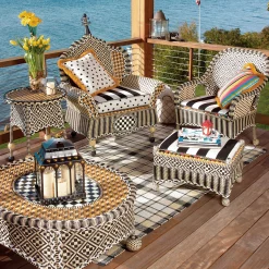 Discount MacKenzie-Childs Courtyard Outdoor End Table